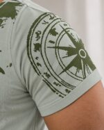 Sansiro Champion Compass Graphic Crew Neck T-Shirt product gallery image 3