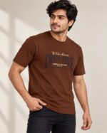 Sansiro Creative Statement Graphic Crew Neck T-Shirt product gallery image 3