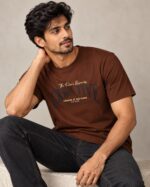 Sansiro Creative Statement Graphic Crew Neck T-Shirt product gallery image 4