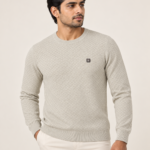 WildAss Diamond Texture Crew Neck T-Shirt - Cream featured product view