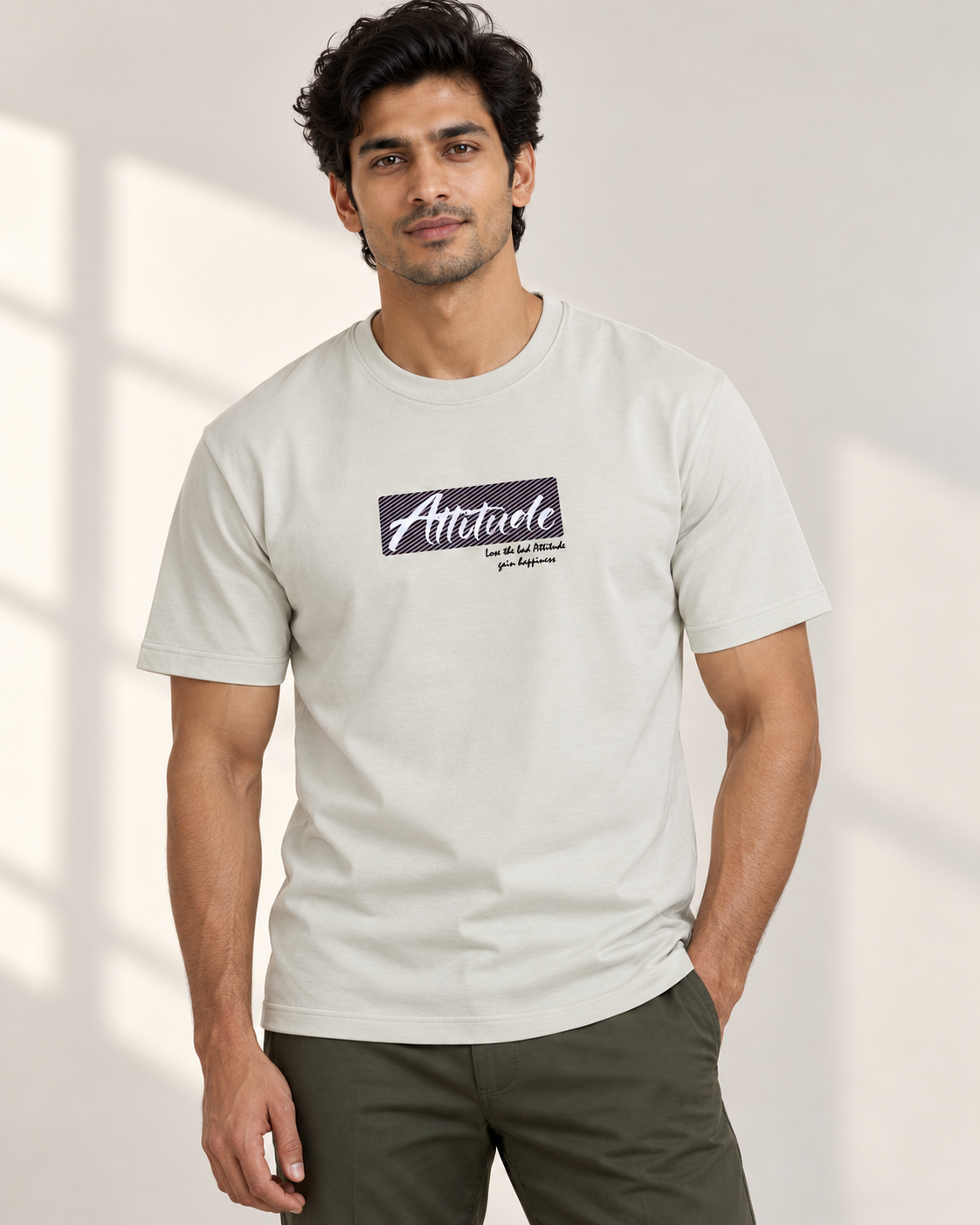 WildAss Men's Attitude Graphic T-Shirt – Front & Back Print - Pista Green - Featured Product View WildAss Men's Attitude Graphic T-Shirt – Front & Back Print - Pista Green featured product view